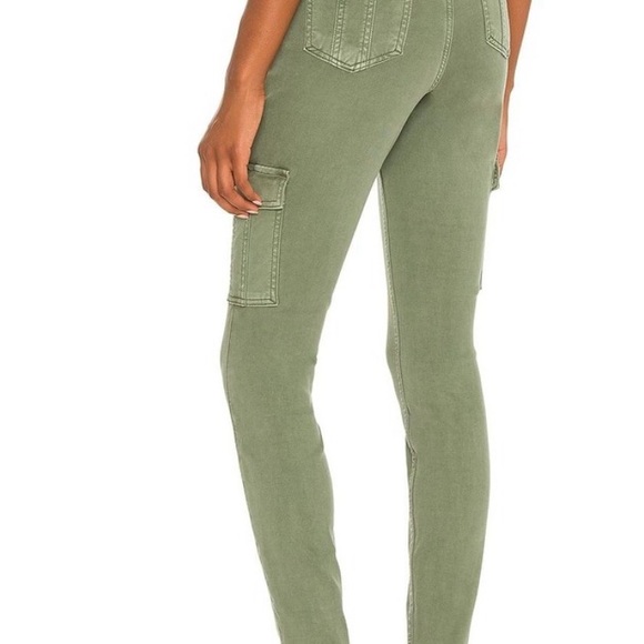 SPANX Twill Cargo Ankle Pant Soft Sage. PETITE Medium. Worn once, washed once. - Picture 2 of 5